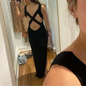 Black Lush Maxi Dress